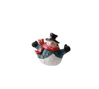 PENCHEAK Christmas Theme Resin Ornament Snowman Santa Figurines For Home And Offices Decoration Ornament Decoration