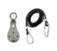PENCHEAK Compact Strength Training Pulley Set Smooth Rolling Fitness Bearing with 2m Nylon Cable for Workout Equipment Fitness Bearing with Nylon Cable
