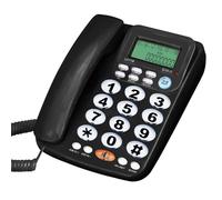 PENCHEAK Corded Landline Telephone With Caller Identity And Large Display Communication Solution For Home And Office Home Communication Device