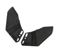 PENCHEAK Cowl Fin Pair for Motorcycle Side Fairing, Carbon fiber texture | ABS Body Panel Add-on with Left Right 2-Piece Mount Layout Design