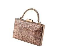 PENCHEAK Fashionable Gold Sequined Crossbody Bag With Single Strap And Top Handle Shoulder Bags For Elegant Evening Outfits Single Strap Handbag