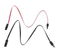 PENCHEAK Flexible Cable Set Solar Panel Flat Solar Window Feed-Through Not Wall Drilling Required for Installation Solar Panel Flat Cable