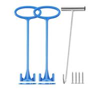 PENCHEAK Heavy-Duty Metal Pool Filter Basket Handle & Hook for Maintenance & Security Pool Reader Basket Replacement Handle
