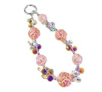 PENCHEAK Lovely Phone Pendant Modern & Practical Mobile Attachments Fashion Forward Wrist Strap Pendant for Enthusiasts Mobile Chain Lovely & Functional Bag Charm Sparkling Beads Necklaces Wrist Gift