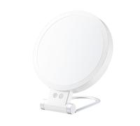 PENCHEAK Makeup Looking Glass Featuring Magnification And Adjustable Brightness LED Illuminations Travel Friendly For Woman Girl Foldable Makeup