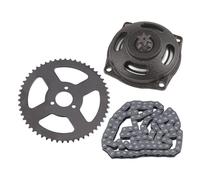 PENCHEAK Motorcycle 49cc Drives Systems 54 Teeth 110 Link Chain With Gear Box And Rear Sprocket For Pocket Bike Motorcycle Chain