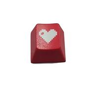 PENCHEAK OEM Profile ABS Keycap Direction ESC Keycaps for Mechanical Keyboard Switch Red Love Heart Pattern Optical