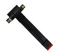 PENCHEAK PCIe 3.0 PCI-E 4x To For M.2 NVMe For M 2280 Card Gen3.0 Cable 180° Splitter Extension Cable Adapter Card Reader Converter Drive Cord Base Transmission Case Connector Controller