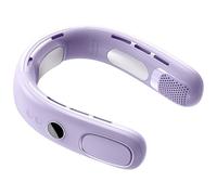 PENCHEAK Portable Wearable Bladeless Neckband Fan Hanging Necks Fan Miniature Air Conditioning USB Rechargeable Cooling Device Adjustable Speed