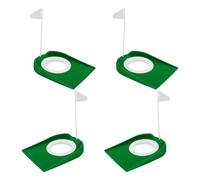 PENCHEAK Practice Set Including Auto Return Ball and Direction Guide to Enhances Putting Skills Home or Offices Use Portable Putting Mat