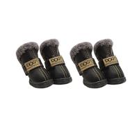 PENCHEAK Puppy Shoes, Waterproof Breathable Anti-Slip, Black U | Outdoor, Breathable Warm Boot for Protecting Paws, Comfortable Protective Puppy, Dog Boot, Straps