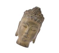 PENCHEAK Resins Stone Color Buddhas Head Statue For Collectors And Spiritual Enthusiasts Buddhist Religious Sculpture Figurine Buddhism Gift