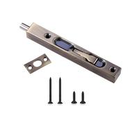 PENCHEAK Reversible Turnpiece Security Mechanism Flush Bolt French Door Latches set for Double Sliding Patios Storms Do