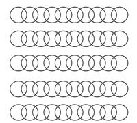 PENCHEAK Rubber Belts Assortment Tape Player Video Recorders Turntables Various Recorder Models Mixed 25/28/30mm Diameter Rubber Belt