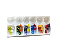 PENCHEAK Set Of 6 Glass Marine Animal Ornaments Set Portable Glass Sea Animal Hanging Ornament For Aquarium Enthusiasts Hotel Aquarium Accessories