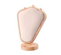 PENCHEAK Sophisticated Accessory Display Stand Versatile Jewelry Display Stand With Goat Horns Designs Rubberwood Crafted Rack Designers Jewelry Organizers