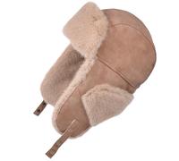 PENCHEAK Women's Russian Ushanka Trapper Hat Thermal Warm Windproof Fleece Lining Earflap Caps for Skiing Hiking and Commuting Winter Ear Covers Hat Khaki