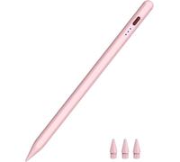 Pencil 1st Generation for iPad 2025-2018, HATOKU Digital Pens for Tablet with Tilt Sensitivity & Palm Rejection Magnetic Pencil for iPad 6-11, Air 3-5/M2/M3, Pro 11/12.9"/13" M4, Mini 5~7 (Pink)
