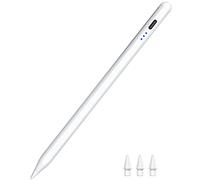 Pencil 1st Generation for iPad 2025-2018, HATOKU Digital Pens for Tablet with Tilt Sensitivity & Palm Rejection Magnetic Pencil for iPad 6-11, Air 3-5/M2/M3, Pro 11/12.9"/13" M4, Mini 5-6 (White)