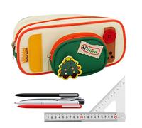 Pencil Attack - Multi-Compartment Pen Organizer, Compact Food Holder | Lightweight Zipper Storage Bag, Pouch for Kids, Adults, Students, Art Tools