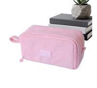Pencil Bag for Women | Large Capacity Multi-Compartment,Aesthetic Pencil Holder Makeup Organizer - for Marker Makeup Students Teachers Home Office College High School Supplies, Pink, Refer to
