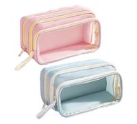 Pencil Bag | High Capacity Stationery Storage Organizer Pencil Bag Stationery Organizer with Handle, Aesthetic School Supplies for Students Teens Girls Kids Women Men Adults Children College, All