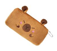 Pencil Bag - Large Capacity Stationery Storage Bag | Cute Capybara Pencil Case - for Sticky Notes Ruler Marker Lipsticks Earphones Girls School College Class Travel