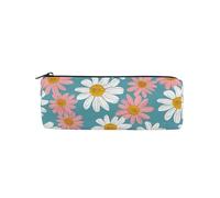 Pencil Bag Middle School Makeup Teacher Standing White Daisies