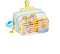 Pencil Bag with Supplies Cute Cheese Large Capacity Stationery | Kids School Supplies Set for Children's Day Post-Class Sketching Morning Classes Weekend