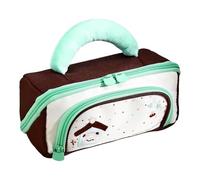 Pencil Box for Girls with Handle Wide Opening Cute Large Capacity Storage