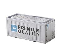 Pencil Box - Iron Metal Storage Container 4.53x1.97x1.97 Inches, Rustproof Multi Purpose Tin Box, Durable Organizer With Lid, Portable Desk | School Supplies Holder For Teens Kids Home Dorm Off