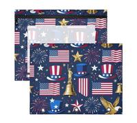 Pencil Box Portable 3 Ringing Pocket for A4 Paper Letter 2 Pack Teacher Home Holiday Celebration Print