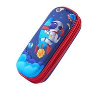 Pencil Box with Compartments Pen Pouch Cartoon Patterns 3D Design