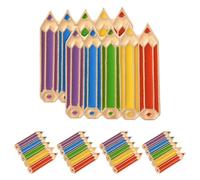 Pencil Brooches 6pcs Alloy Decorative Pins for Women Jewelry