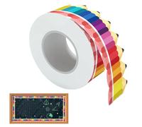 Pencil Bulletin Board Border - 65ft Colored Pencils Die-Cut Rolled Trim for Classroom Decoration, Flexible Paper Border with Bright Patterns, School Supplies for Teacher Walls, and Learning Displays