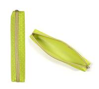 Pencil Case, 1pcs White Point Pencil Case Candy Color Oxford Portable Simple Pencil Bag for Stationery,Pen,Pencil, Toiletry (Green)