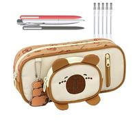 Pencil Case | 3D Removable Capybara Design Pen Box | With Zip for School Office Everyday Life Teenagers Adults Students Teachers