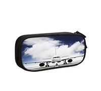 Pencil Case Aircraft Plane, Big Capacity Large Pouch Pen Holder School Supplies Stationery Storage Organizer for Office Student Girls Boys