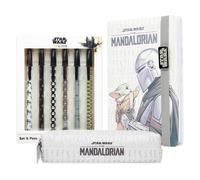 Pencil Case and Stationery Set Eeyore Winnie The Pooh The Mandalorian Minnie Mouse Mickey Mouse Notebook And Pen Set School Supplies Work Office Baby