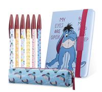 Pencil Case and Stationery Set Eeyore Winnie The Pooh The Mandalorian Minnie Mouse Mickey Mouse Notebook and Pen Set School Supplies Work Office Baby