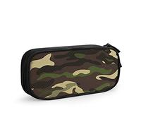 Pencil Case Army Camouflage Battle, Big Capacity Large Pouch Pen Holder School Supplies Stationery Storage Organizer Gift for Middle High School Office Student Girl Boy-Black4
