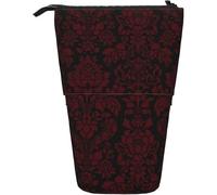 Pencil Case Balmoral Damask Regina Linen Pen Pouch Print Telescopic Pencil Bag Large Capacity Stationery Telescopic Pouch, for Adults, School, Students