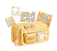 Pencil Case Bear Themed Large Capacity Stationery Organizer