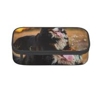 Pencil Case,Big Capacity Printed Pencil Pouch Pen bag Pencil Holder for Office School, Bernese Mountain Dog