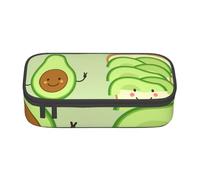 Pencil Case,Big Capacity Printed Pencil Pouch Pen bag Pencil Holder for Office School, Cute Avocado and Toast and Fied Egg