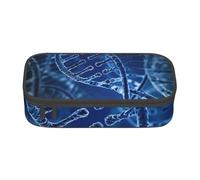 Pencil Case,Big Capacity Printed Pencil Pouch Pen bag Pencil Holder for Office School, DNA Chain Photo Printed