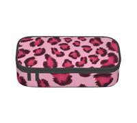Pencil Case,Big Capacity Printed Pencil Pouch Pen bag Pencil Holder for Office School, Pink Zebra Print