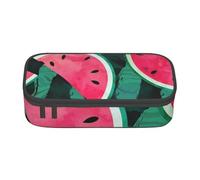 Pencil Case,Big Capacity Printed Pencil Pouch Pen bag Pencil Holder for Office School, Summer Watermelon Cool