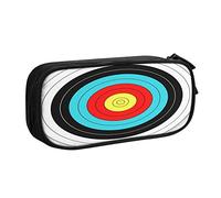 Pencil Case Bullseye Target Archery On Large Capacity Pencil Bag Pen Case Pouch Desk Organizer Pencil Cases for Boys Girls School Students Office Supplies