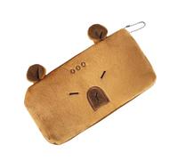 Pencil Case - Capybara Stationery Organizer, Plush Pencil Box with Zipper - Soft and Cute Capybara Design for Sticky Notes, Erasers, Rulers, Markers for, Multicolored, D, Refer to description